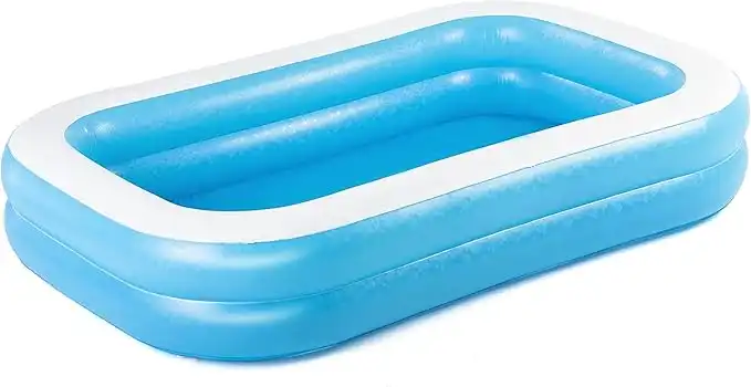 Bestway 8'7" x 69" x 20"/2.62m x 1.75m x 51cm Blue Rectangular Pool