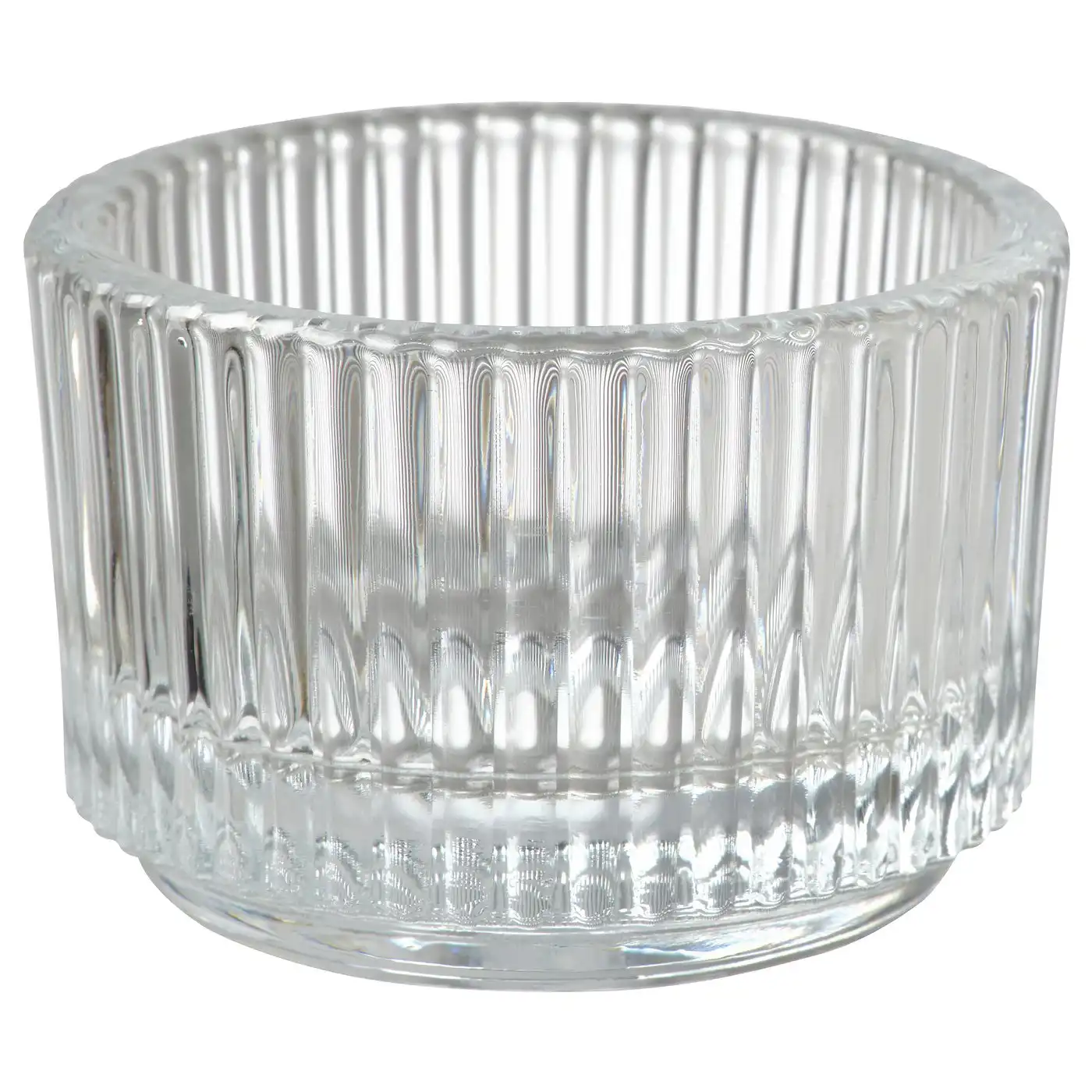 FINSMAK Tealight holder - clear glass 3.5 cm