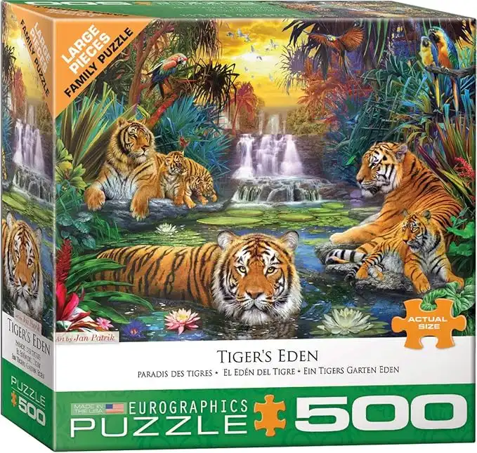 Eurographics 500pcs - Tigers Eden