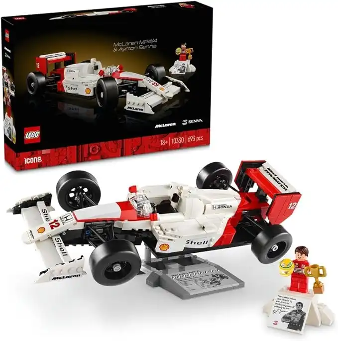 LEGO Icons McLaren MP4/4 & Ayrton Senna Set for Adults 10330