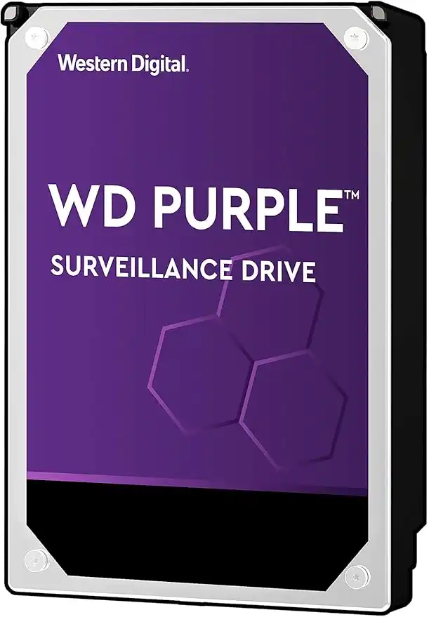 WESTERN DIGITAL WD60PURZ 3.5 6 TB Surveillance Hard Drive for CCTV, Purple