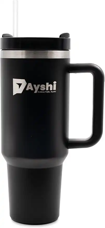 Quencher H2.0 FlowState Stainless Steel Vacuum Insulated Tumbler with Lid and Straw for Water, Iced Tea or Coffee, Smoothie and More 40oz