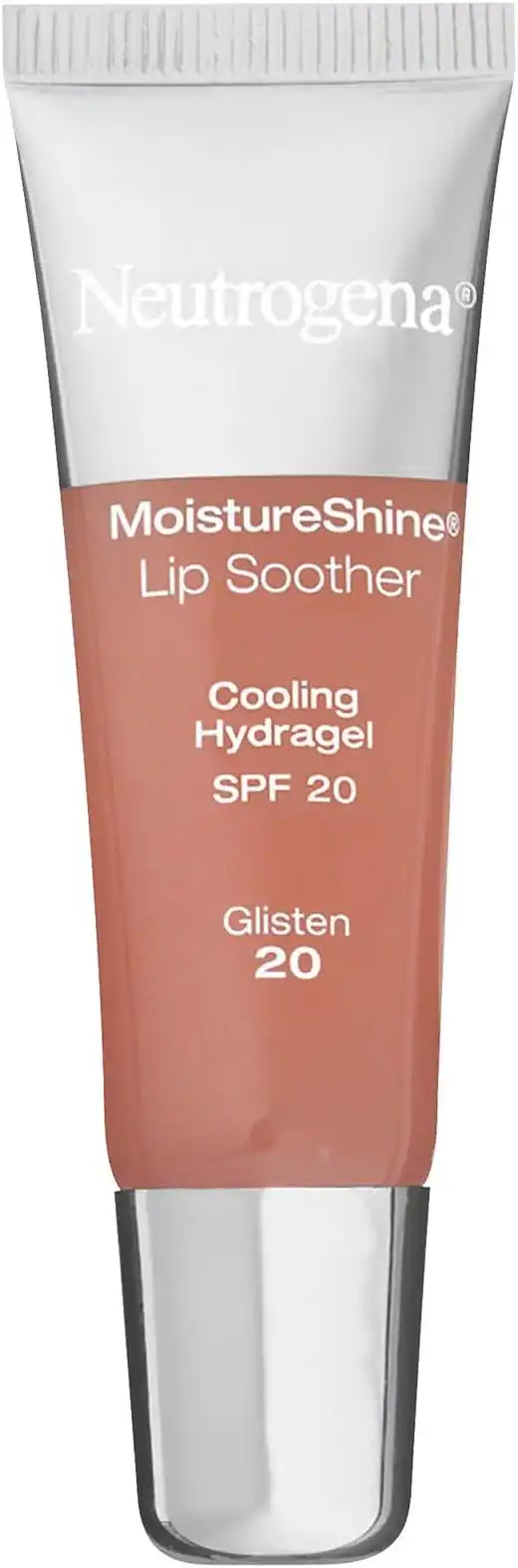 Neutrogena MoistureShine Lip Soother, SPF 20, Glisten 20, 0.35 Ounce
