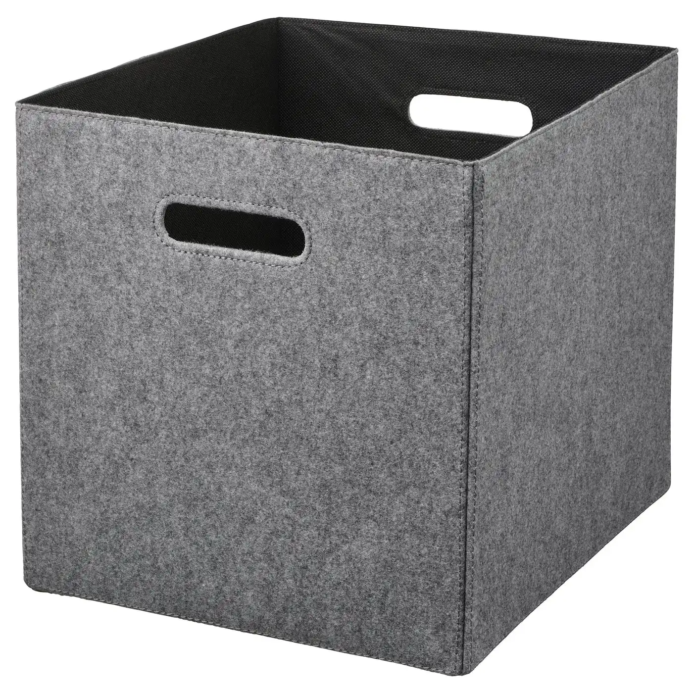 BLÄDDRA Box - grey 33x38x33 cm