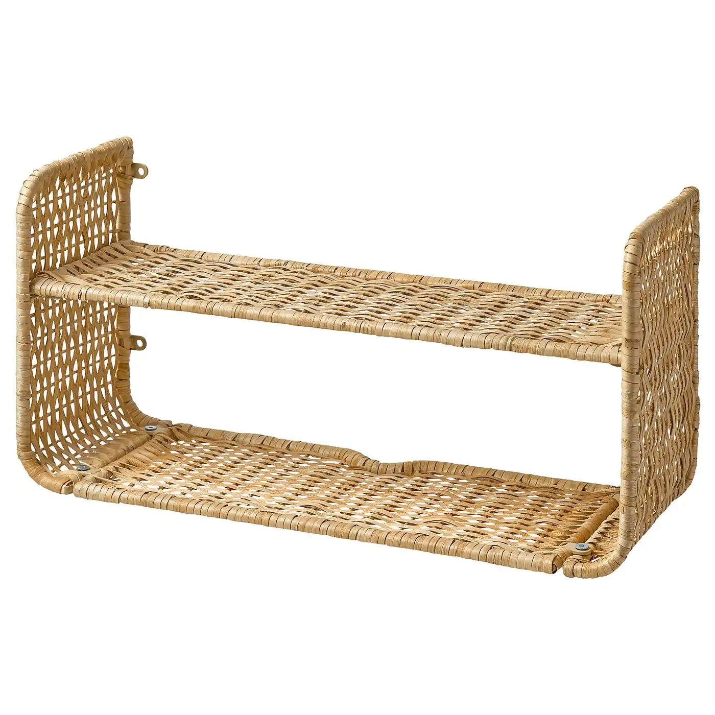 FRYKSÅS Wall shelf - rattan 60x20 cm