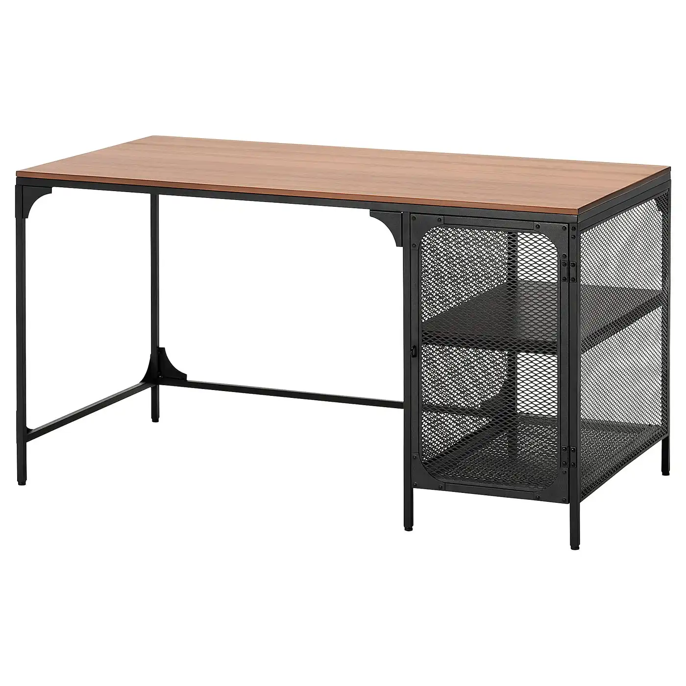 FJÄLLBO Desk - black 140x70 cm